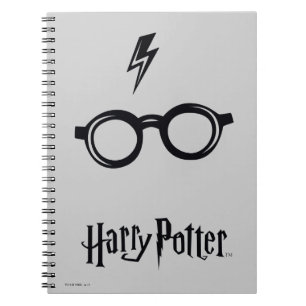 Cuaderno Harry Potter   Cicatriz y gafas relámpago