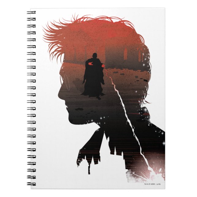Cuaderno Harry Potter | Duelo de magos de Harry y Voldemort (Frente)