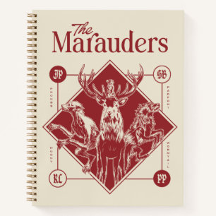 Cuaderno HARRY POTTER™ El gráfico de Marauders Animagus