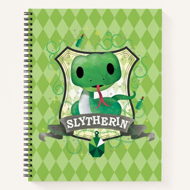 Cuaderno Harry Potter | Encantador Escudo de SLYTHERIN™ (Anverso)
