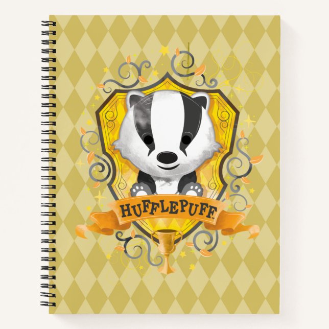 Cuaderno Harry Potter| Encantador Escudo HUFFLEPUFF™ (Anverso)
