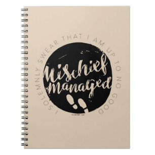 Cuaderno Harry Potter Encantamientos de Tipografía del Ma