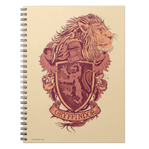 Cuaderno Harry Potter   Escudo de León de Gryffindor