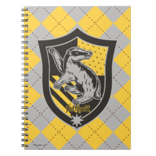 Cuaderno Harry Potter Escudo del Orgullo de la Casa Huffl
