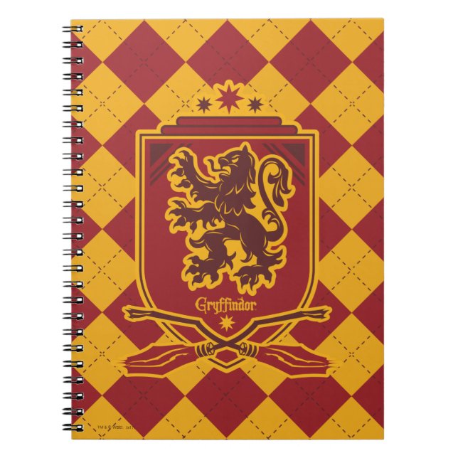 Cuaderno Harry Potter | Escudo Gryffindor QUIDDITCH™ (Frente)