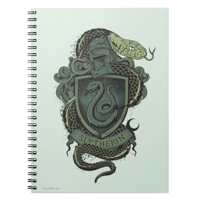 Cuaderno Harry Potter | Escudo Slytherin (Frente)