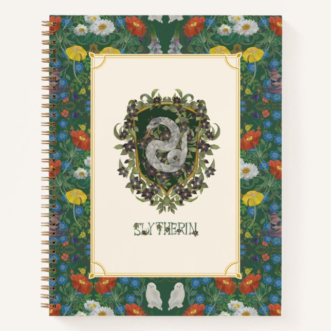 Cuaderno HARRY POTTER™ | Escudo SLYTHERIN™ (Anverso)