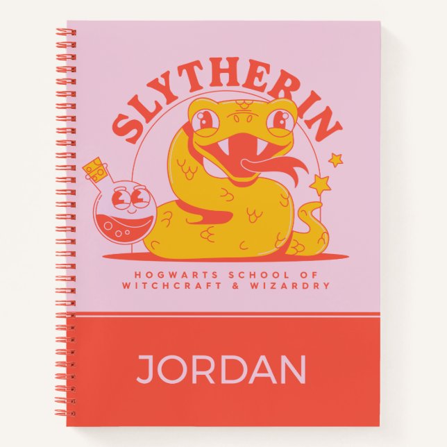 Cuaderno HARRY POTTER™ | Escuela Cute SLYTHERIN™ Hogwarts (Anverso)