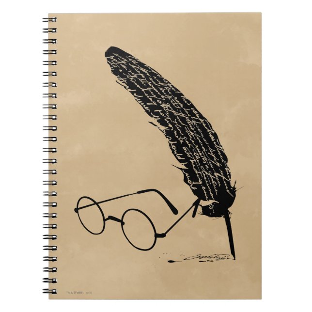 Cuaderno Harry Potter | Gafas y Pluma (Frente)