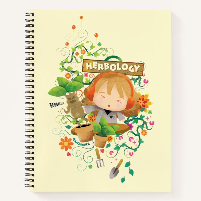 Cuaderno Harry Potter | Gráfico Hermione Herbology Class (Anverso)