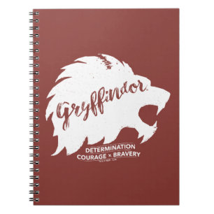 Cuaderno Harry Potter   GRYFFINDOR™ Silueta Tipografía