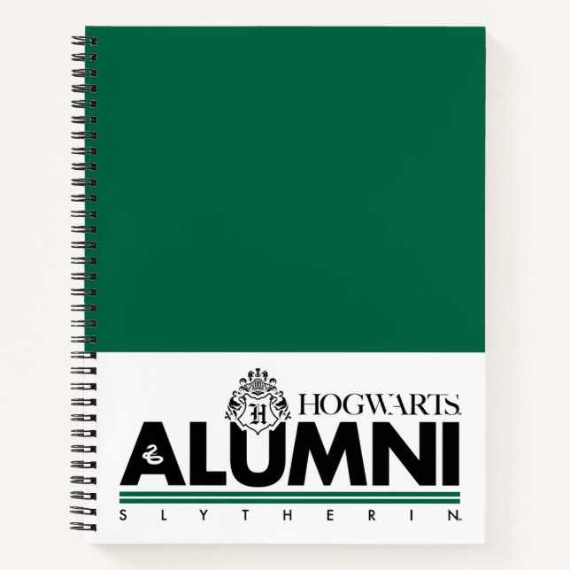 Cuaderno Harry Potter | HOGWARTS™ Alumni SLYTHERIN™ (Anverso)