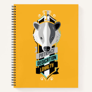 Cuaderno Harry Potter   HUFFLEPUFF™ House Traits Sigil
