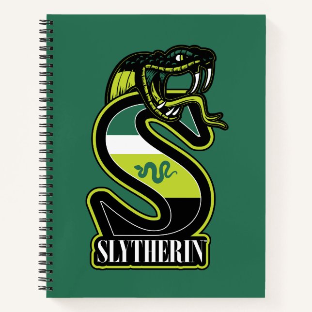 Cuaderno HARRY POTTER™ | Insignia deportiva SLYTHERIN™ (Anverso)