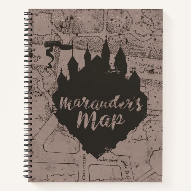 Cuaderno Harry Potter| Mapa del Castillo de HOGWARTS™ (Anverso)