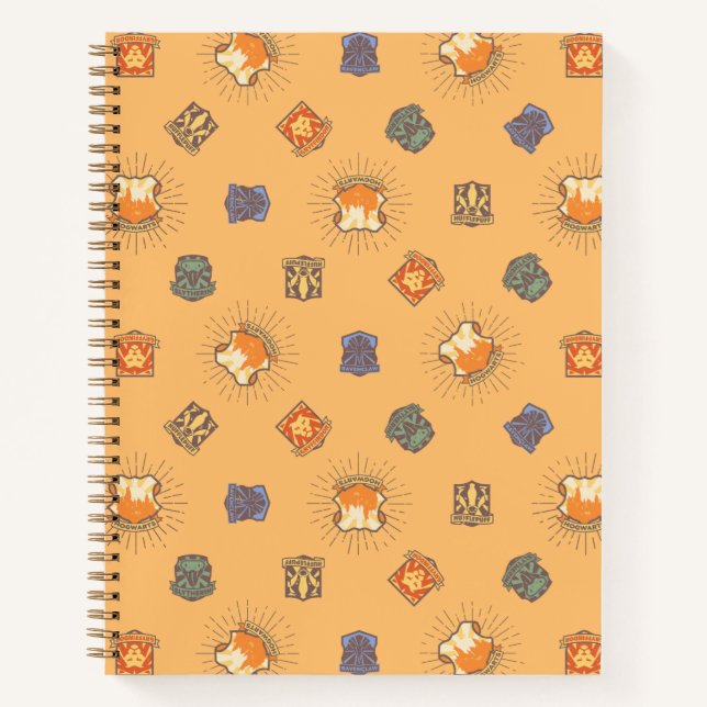 Cuaderno HARRY POTTER™ | Patrón Summer Magic HOGWARTS™ (Anverso)
