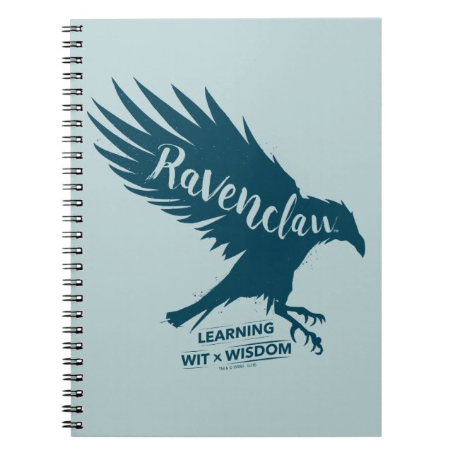 Cuaderno Harry Potter | RAVENCLAW™ Silhouette Typography (Frente)