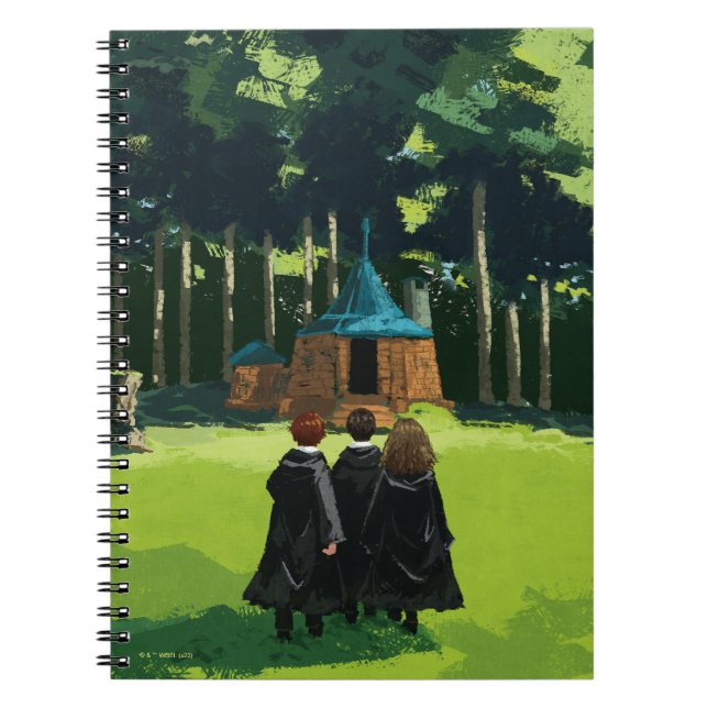Cuaderno HARRY POTTER™, Ron y Hermione en la cabaña de Hagr (Frente)