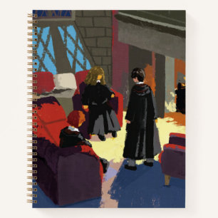 Cuaderno HARRY POTTER™, Ron y Hermione en una habitación co