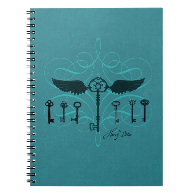 Cuaderno Harry Potter Spell | Claves voladoras (Frente)
