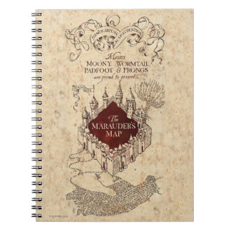 Cuaderno Harry Potter Spell | Mapa de Marauder