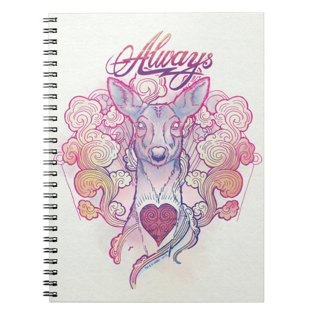 Cuaderno Harry Potter Spell | "Siempre" Doe Patronus (Frente)