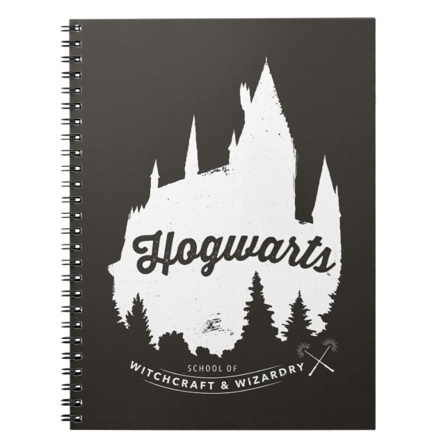 Cuaderno Harry Potter | Tipografía del castillo de HOGWARTS (Frente)