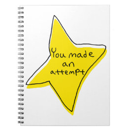 Cuaderno Has Intentado. Estrella Amarilla