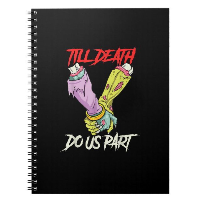 Cuaderno Hasta La Muerte Nos Parecen Las Manos Zombies Muer (Frente)