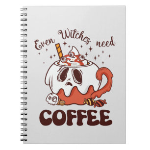 Cuaderno Hasta las brujas necesitan café