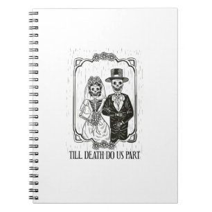 Cuaderno Hasta Que La Muerte Nos Haga Pareja Boda De Esbozo