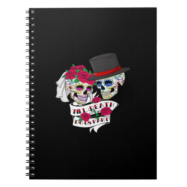 Cuaderno Hasta que la muerte nos haga un cráneo parcial (Frente)