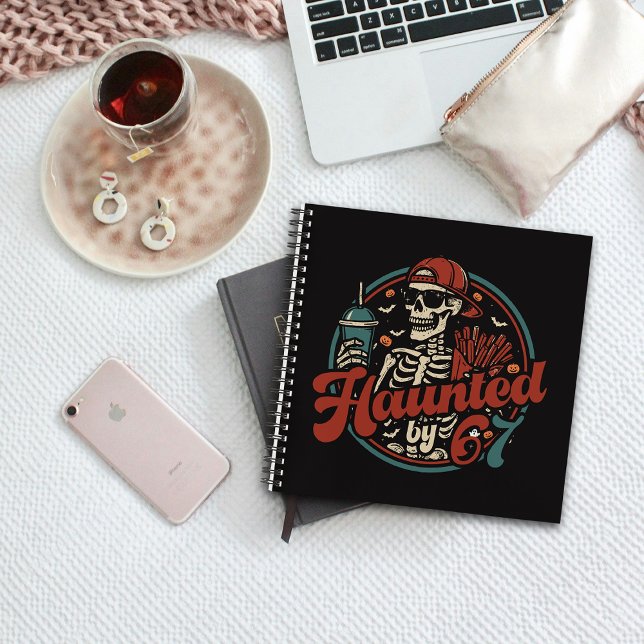 Cuaderno Haunted By 67 Funny Halloween Six Seven 67 Meme (Subido por el creador)