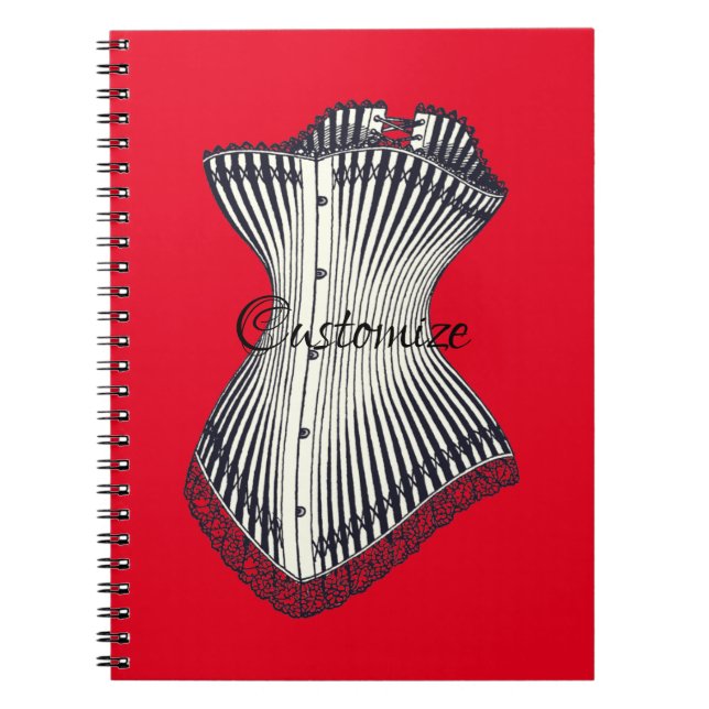 Cuaderno Haute Couture Corset Thunder_Cove (Frente)