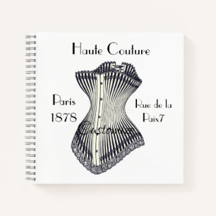 Cuaderno Haute Couture Corset Thunder_Cove