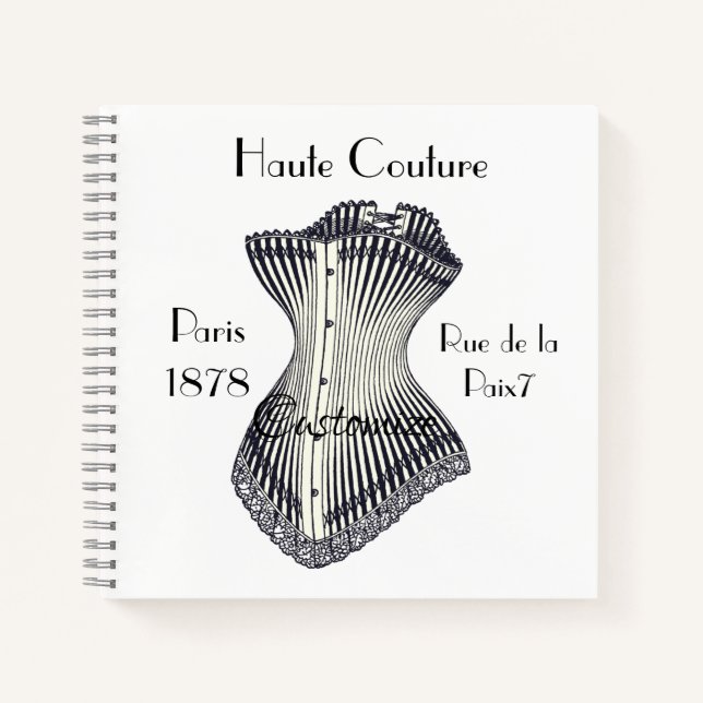 Cuaderno Haute Couture Corset Thunder_Cove (Anverso)