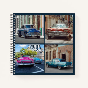 Cuaderno Havana CUBA Carros Personalizado Textos