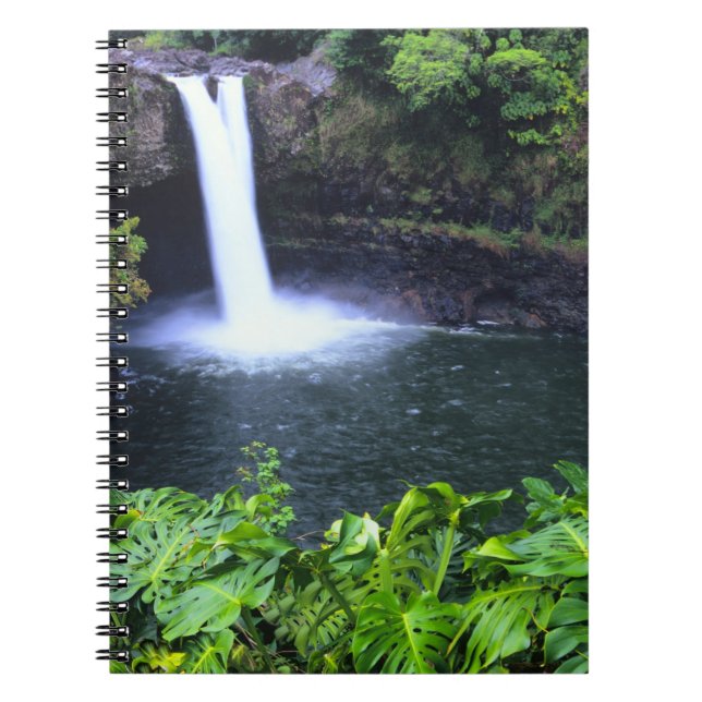Cuaderno Hawái, Isla Grande, Hilo, Cataratas del Arcoíris,  (Frente)