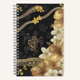 Cuaderno hawaiano Hibiscus y Tapa Fusion