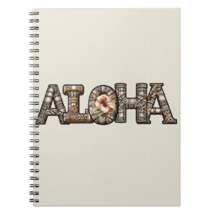 Cuaderno Hawaiano Polinesio Look de Bambú