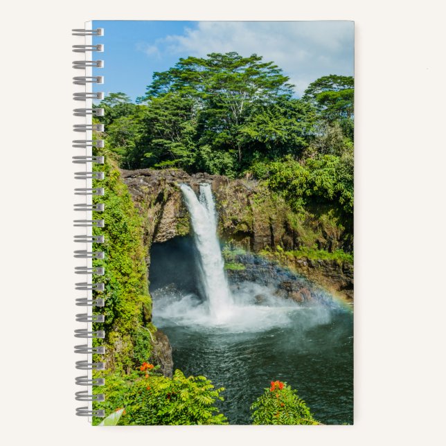 Cuaderno Hawaii, el arcoiris cae en Hilo (Anverso)