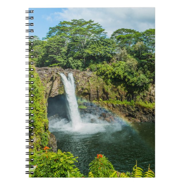 Cuaderno Hawaii, el arcoiris cae en Hilo (Frente)