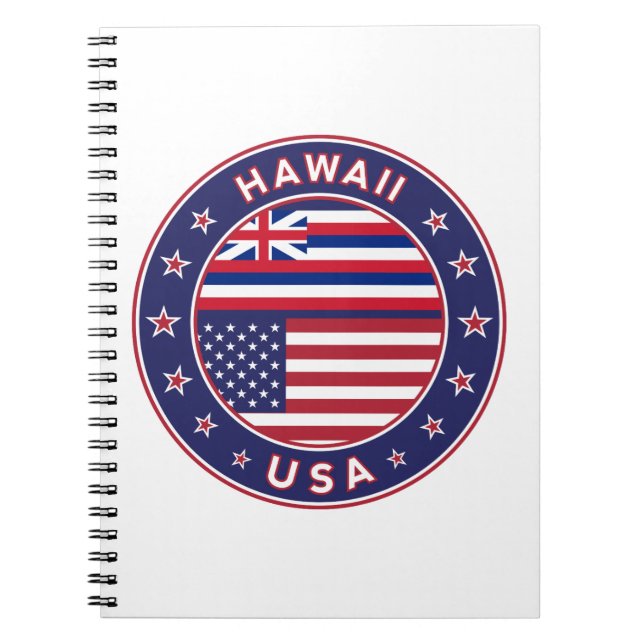 Cuaderno Hawaii sticker, Hawaii, USA (Frente)
