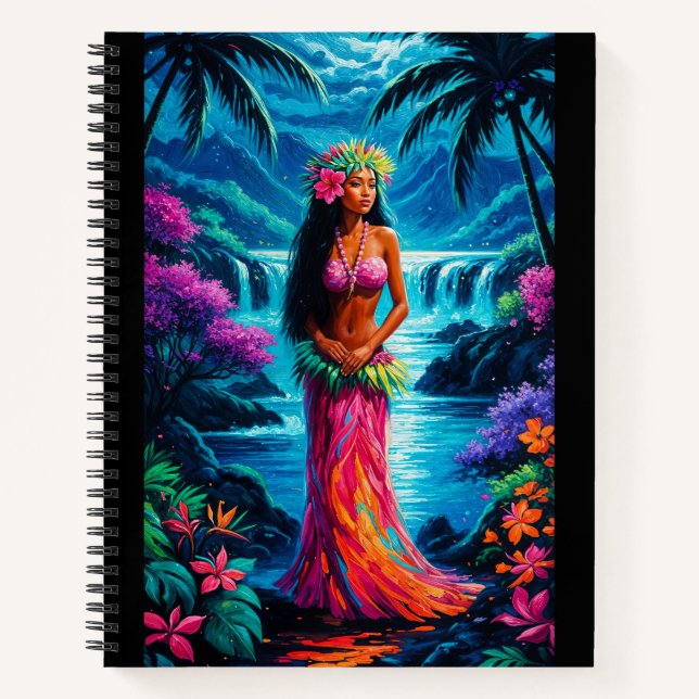 Cuaderno Hawaiian Goddess Painting (Anverso)