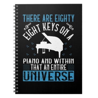 Cuaderno Hay Ochenta Y Ocho Claves En Un Piano Y Dentro