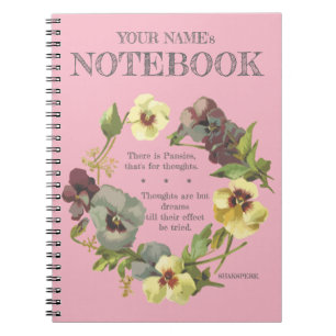 Cuaderno "Hay Pansies, eso es para..." Personalizar
