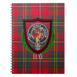 Cuaderno Hay Scottish Clan Tartán & Cresta