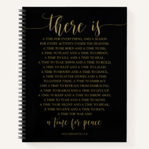 Cuaderno Hay Tiempo Para Todo, Ecclesiastés 3:1-8