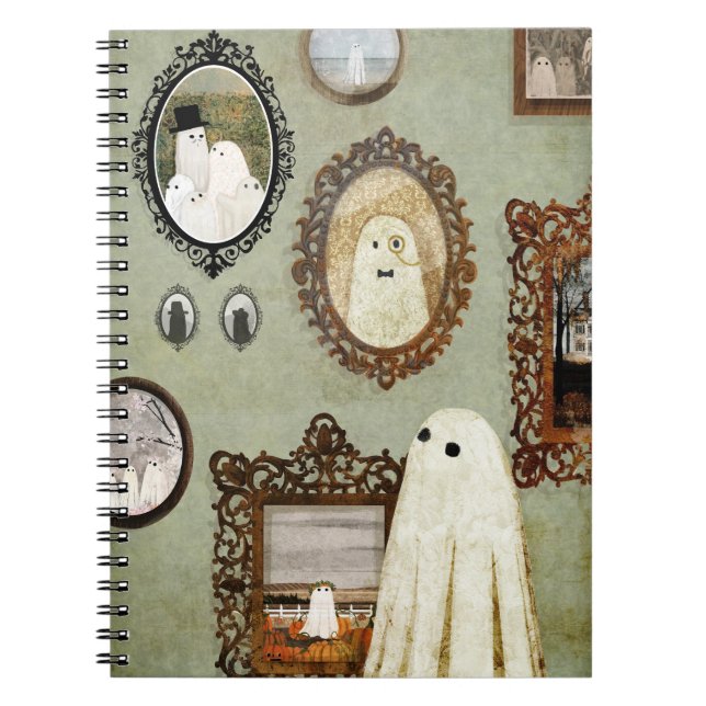 Cuaderno Hay un fantasma en la galería (Frente)