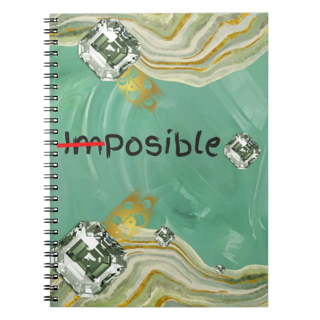 Cuaderno haz lo imposible (Frente)